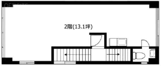 丸統麻布ビル201 間取り図