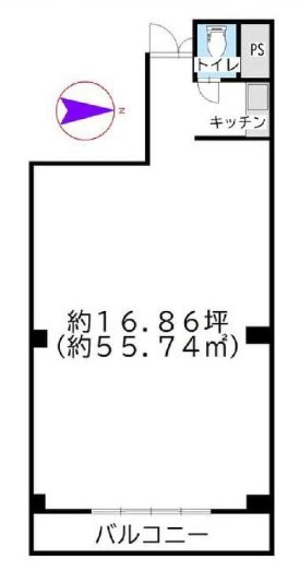 第三末好ビル3F 間取り図