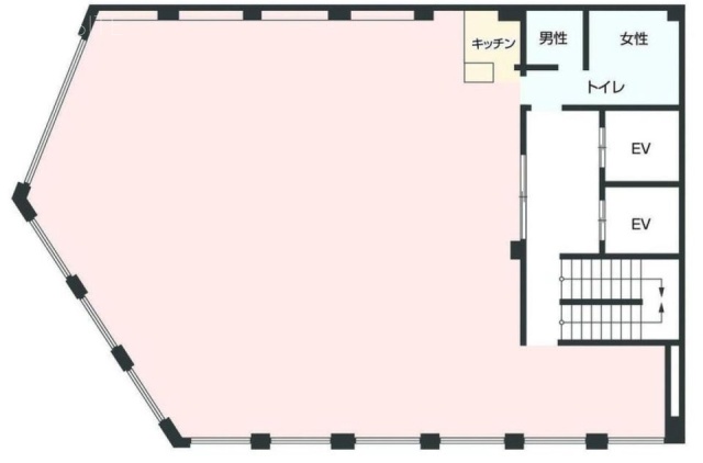 新東京ビル3F 間取り図