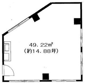 第1山崎ビル3F 間取り図