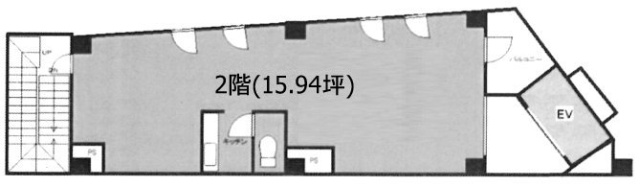 第5ライデンビル2F 間取り図