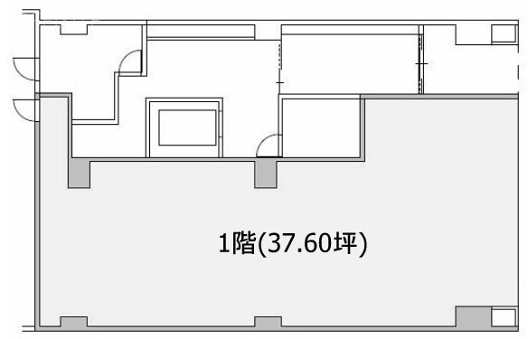 アルファード秋葉原1F 間取り図