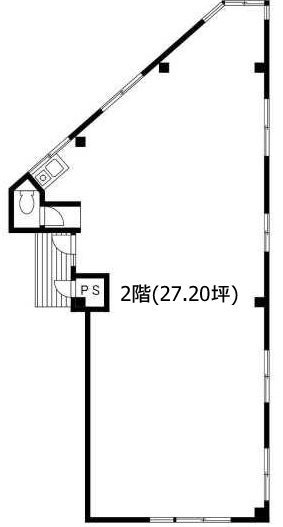 山口ビル2F 間取り図