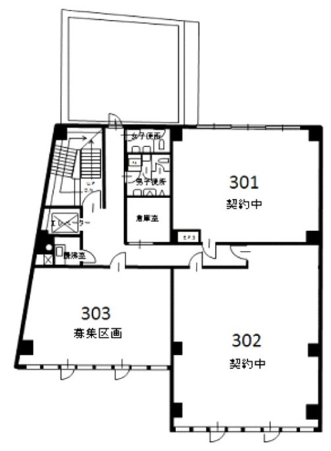 代々木中央ビル303 間取り図