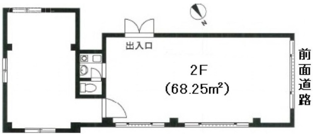 内山ビル2F 間取り図