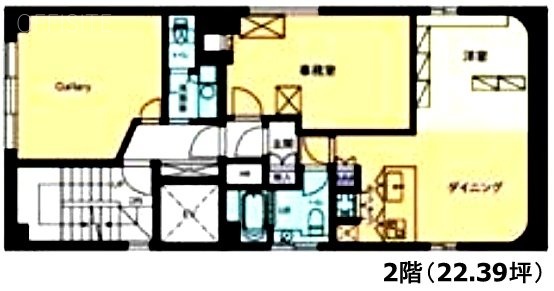 a-bandsビル2F 間取り図