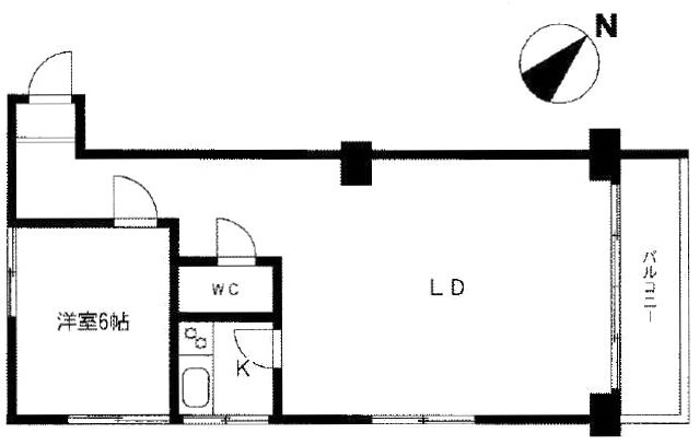 シャトレー代々木7F 間取り図