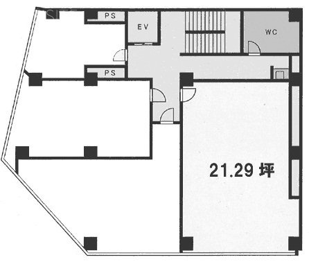 川崎センタービル301 間取り図