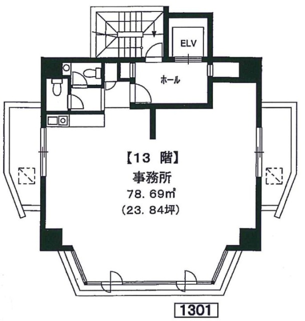 EN代官山ビル1301 間取り図