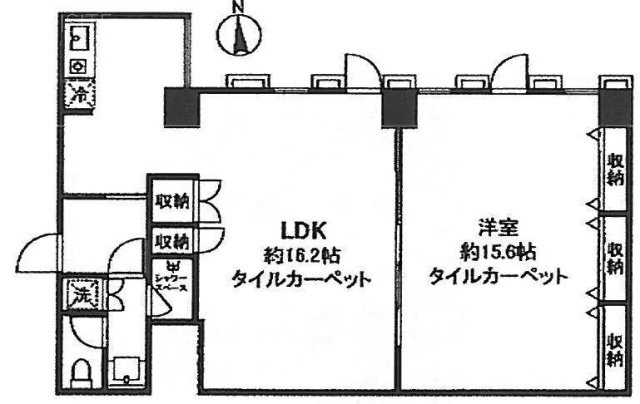 HERMES(ヘルメス)ビル302 間取り図