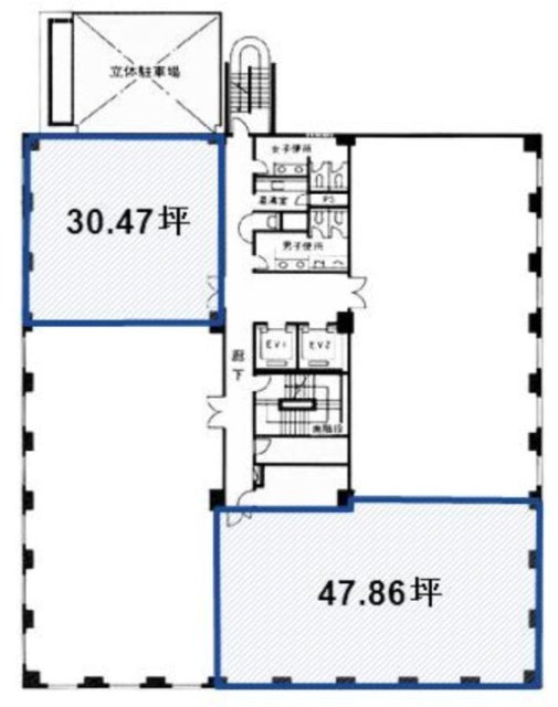 千葉ウエストビル204・205 間取り図