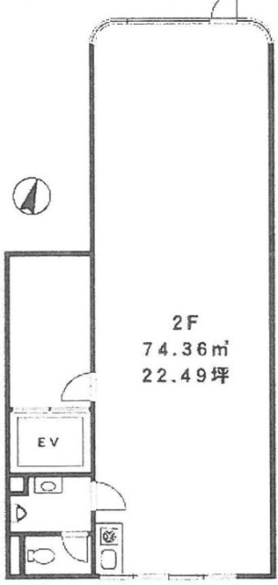 トーユー原宿ビル2F 間取り図