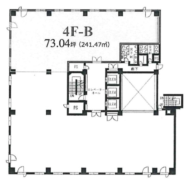 ランディック新橋ビルB 間取り図