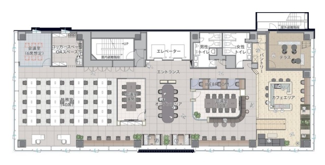 H1O八丁堀7F 間取り図