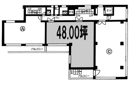 第1久保ビルB 間取り図