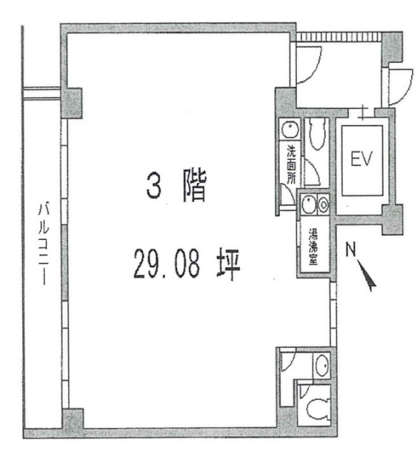 野菊ビル302 間取り図