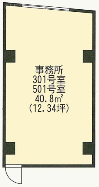 八ツ橋ビル301 間取り図