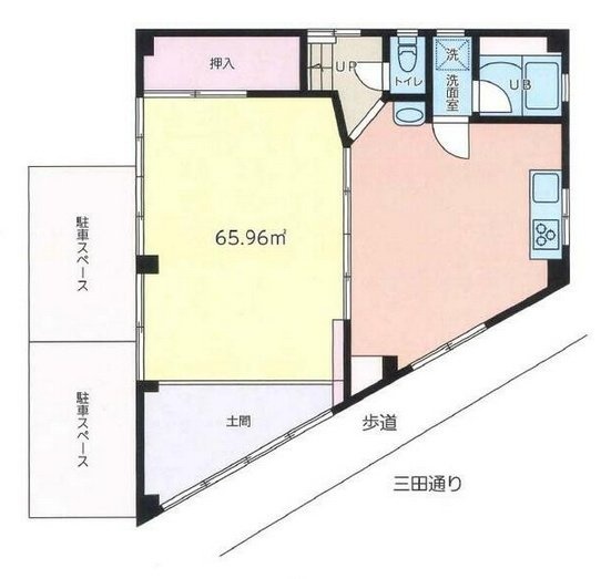 加藤ビル1F 間取り図