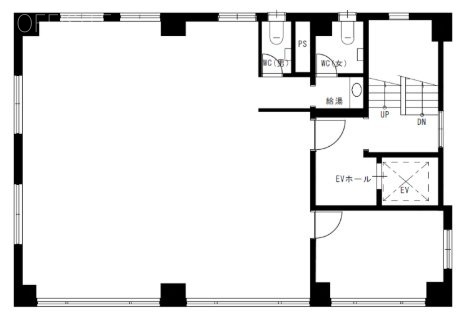 山上ビル8F 間取り図