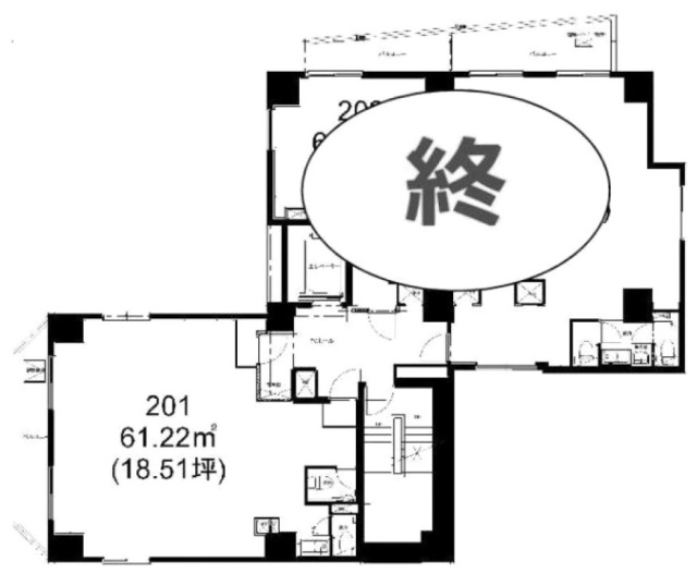 ファーストコートビル201 間取り図