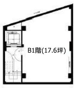 ACN高田馬場ビルB1F 間取り図