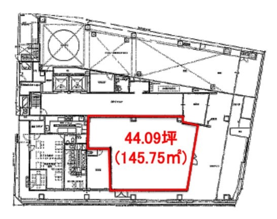 一星芝公園ビルディング1F 間取り図