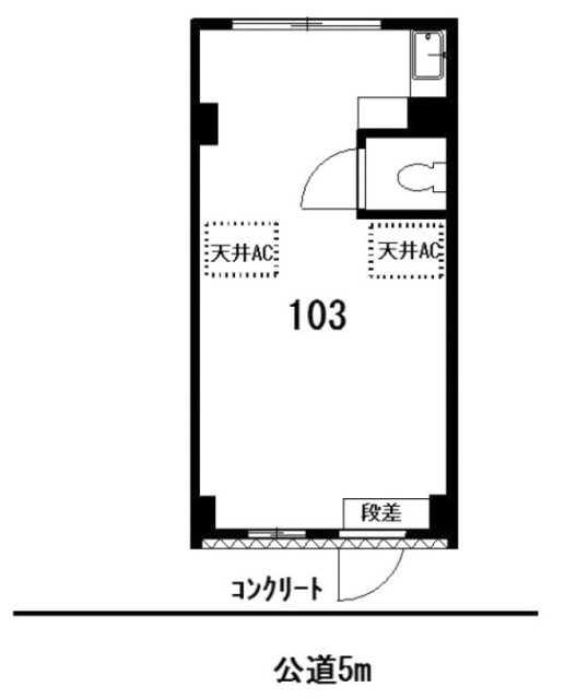 エスエフ千川103 間取り図