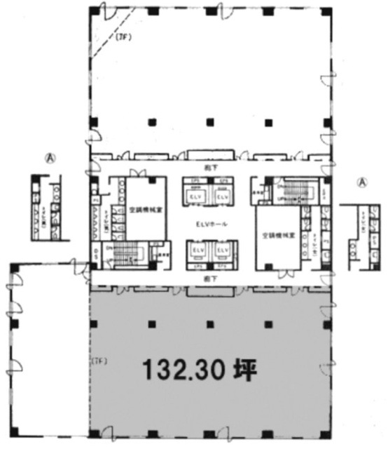 武蔵野センタービル7F 間取り図