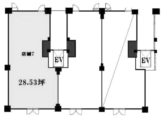 パークシティ新川崎E棟107 間取り図