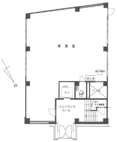 セラヴィ小杉ビル1F 間取り図