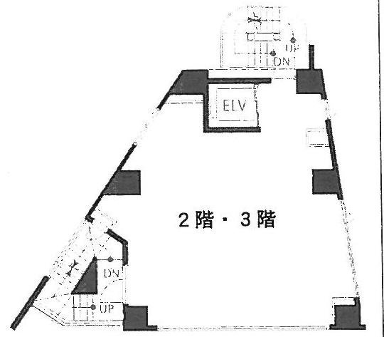 グランデフォレスタ原宿ビル3F 間取り図