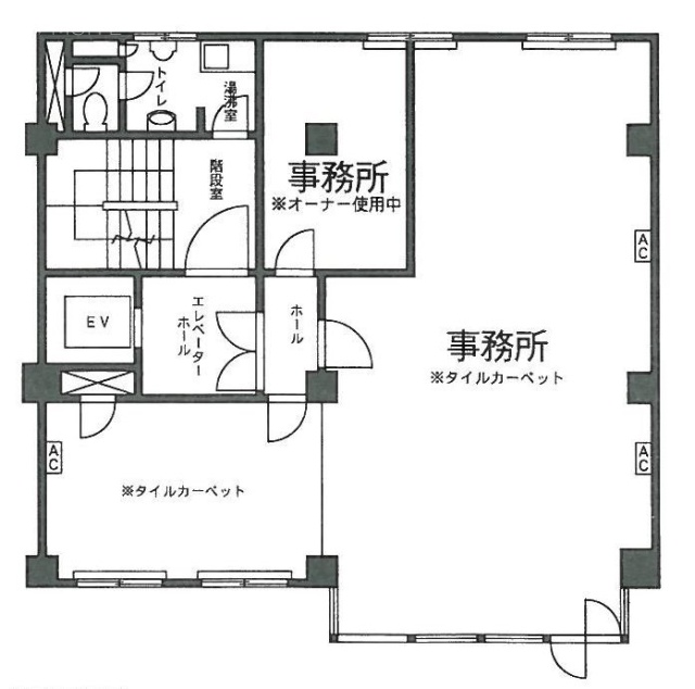 宮島ビル4F 間取り図
