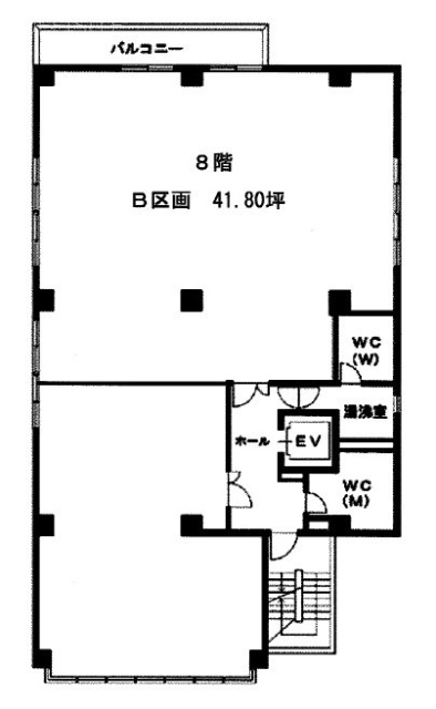 清水書院サービス第2ビルB 間取り図