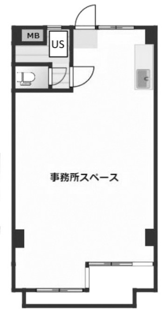 ニュー目白マンションビル203 間取り図