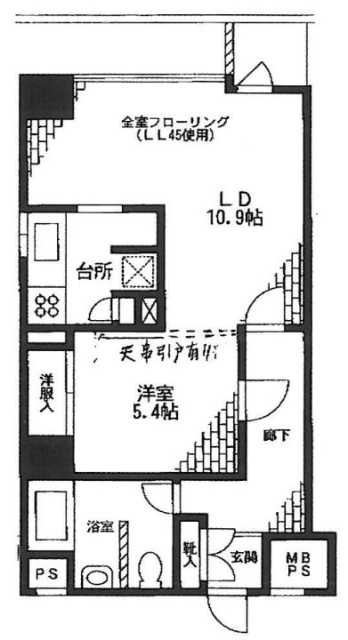 グランドメゾン一番町202 間取り図