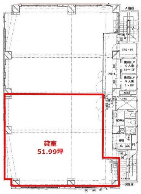 麹町プレイスB 間取り図