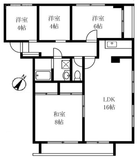 ケーワイヒルズ303 間取り図