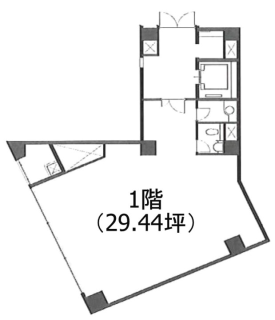 翔和神田ビルⅡ1F 間取り図