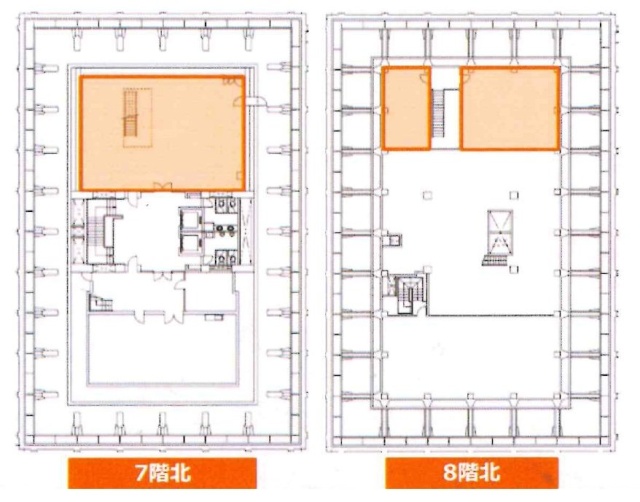 四番町THビル7F・8F北 間取り図