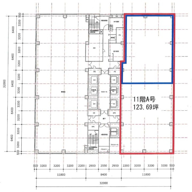 TOC大崎(大崎ニューシティ1号館)ビルA 間取り図