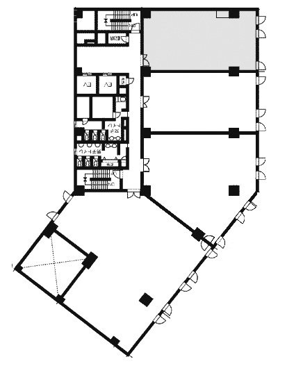 新宿国際ビルディング新館401 間取り図