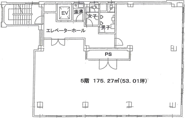 依田忠ビル5F 間取り図