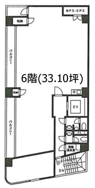第3FKビル6F 間取り図