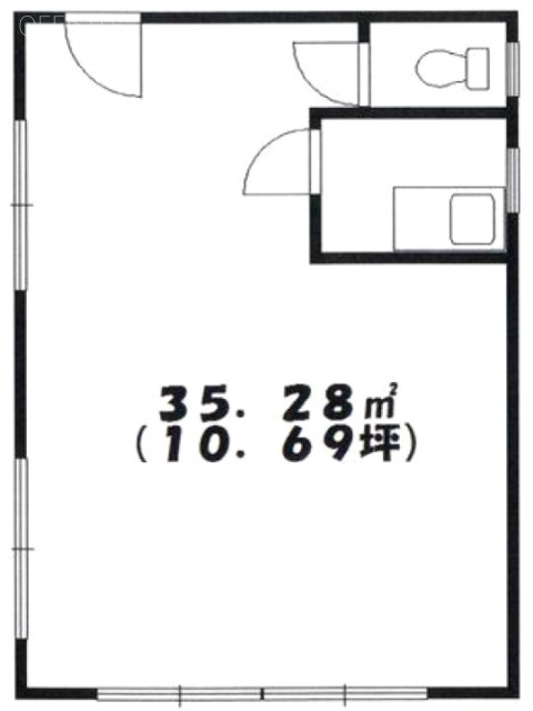 奥澤ビル2F 間取り図