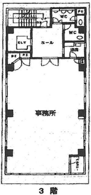 大伝馬町パールビル3F 間取り図