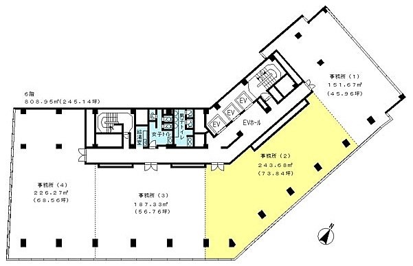 京王新宿三丁目ビル2 間取り図