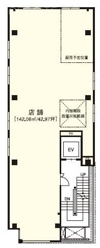 T'S BRIGHTIA ときわ台ビル2F 間取り図