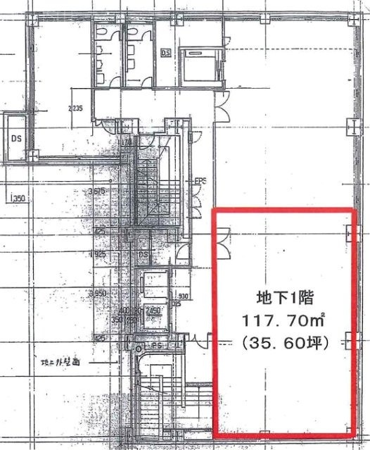 冨山房ビルB1F 間取り図