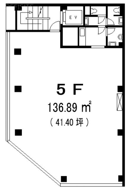 泉ビル5F 間取り図