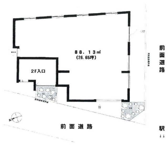 J’sコート桜上水1F 間取り図